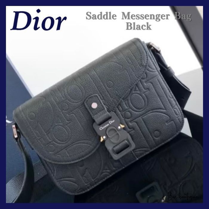 【エッジと上質な存在感】Dior Saddle メッセンジャーバッグ