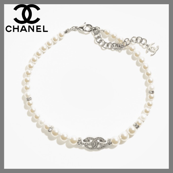 25S★ 【CHANEL】パール ネックレス チョーカー