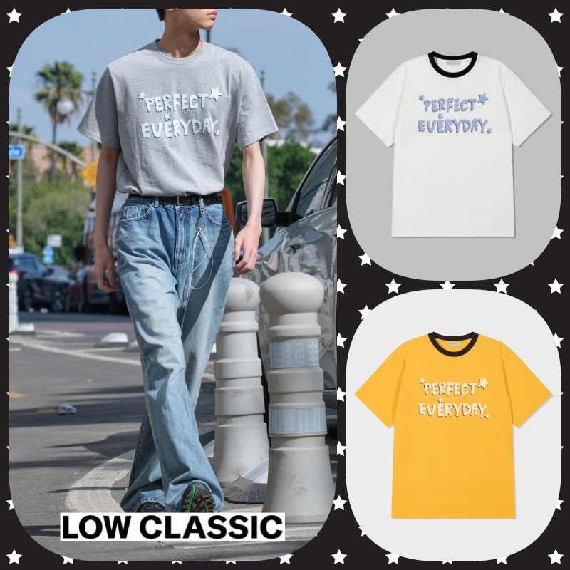 【LOW CLASSIC】25SS/韓国人気/送料関税込 ★PE T-SHIRT★3COLOR