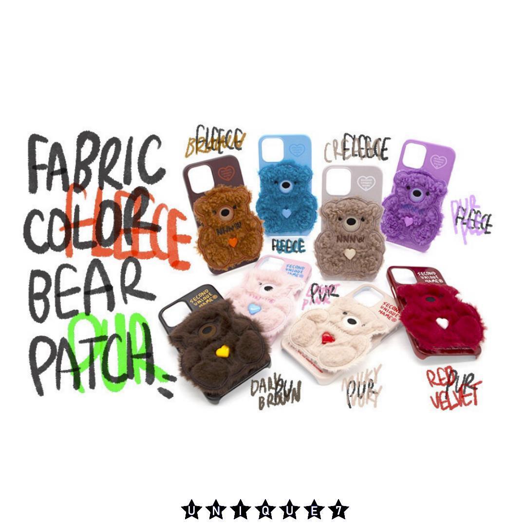 【限定数量】 SECOND UNIQUE NAME SUN CASE PATCH FUR BEAR