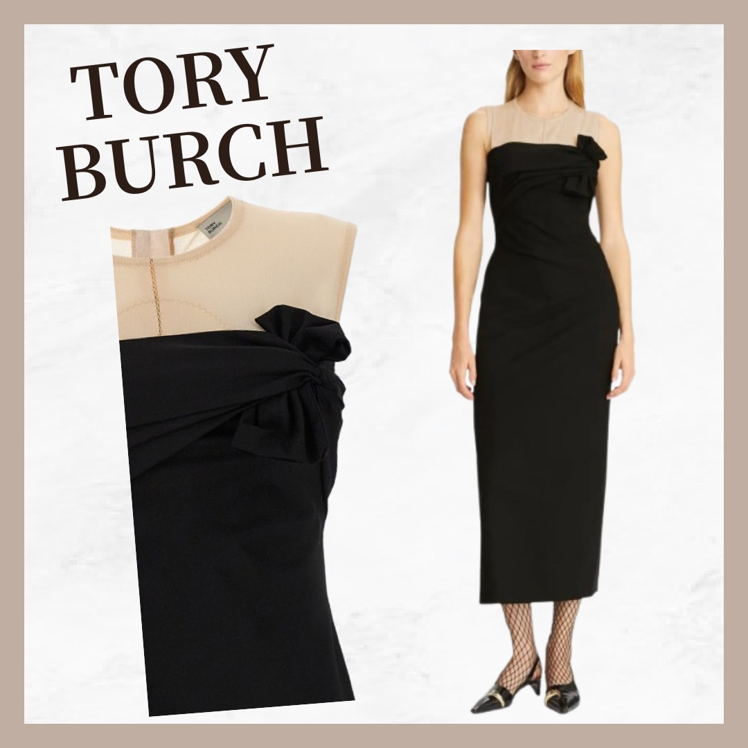TORY BURCH フロントノットドレス