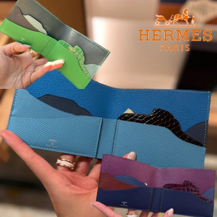 【遊び心あるかわいいデザイン】HERMES カードケース