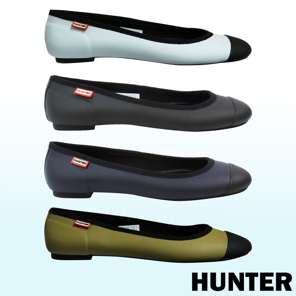 SALE 人気 HUNTER お洒落バレエシューズ 雨の日もOK！