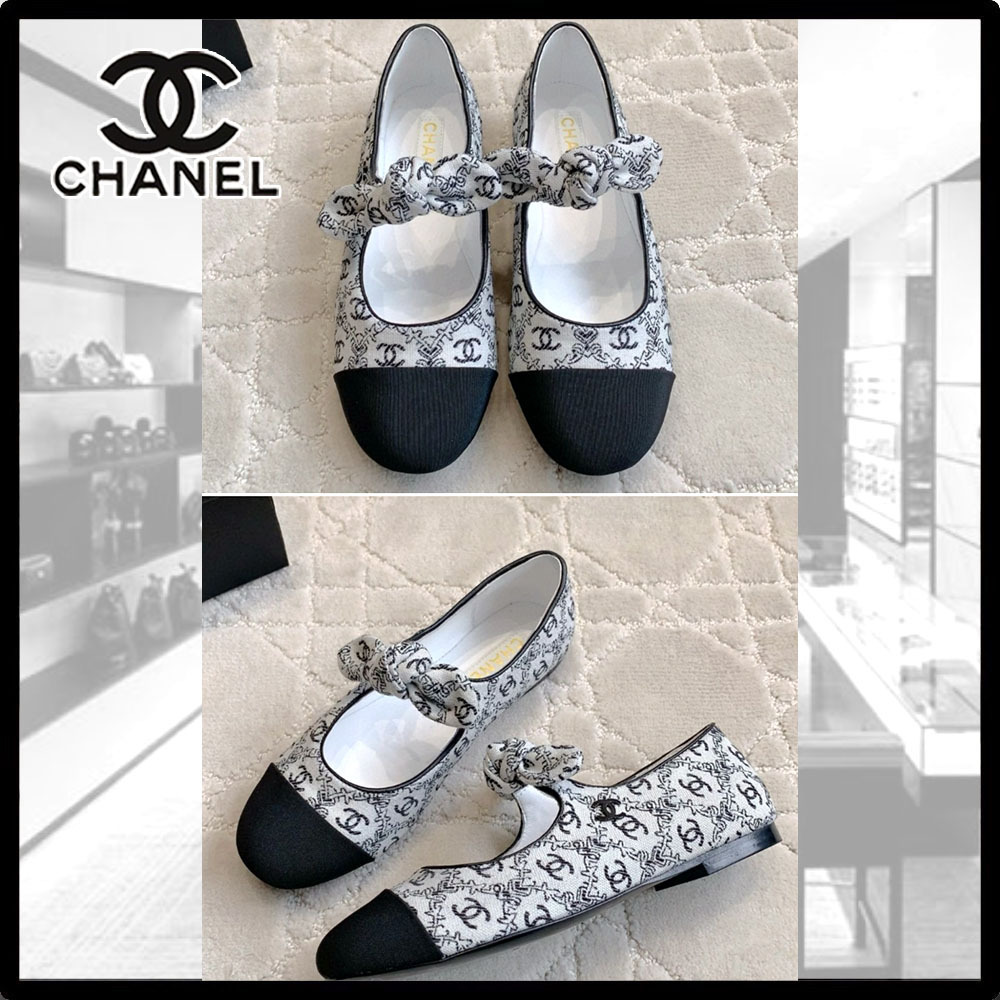 【CCロゴ柄☆コーデのポイントに】★CHANEL★メリージェーン