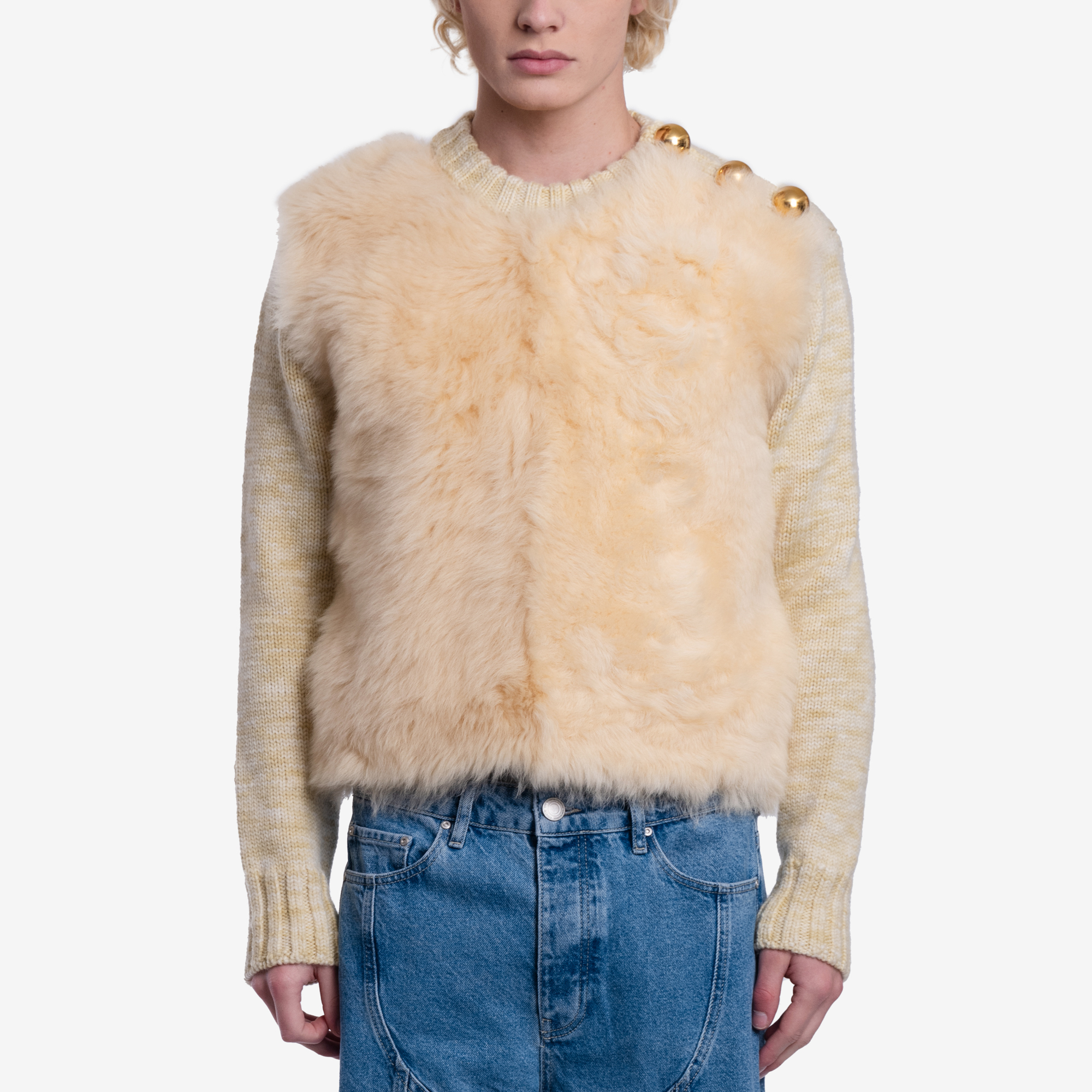 Ami Paris チャンキー ウール セーター