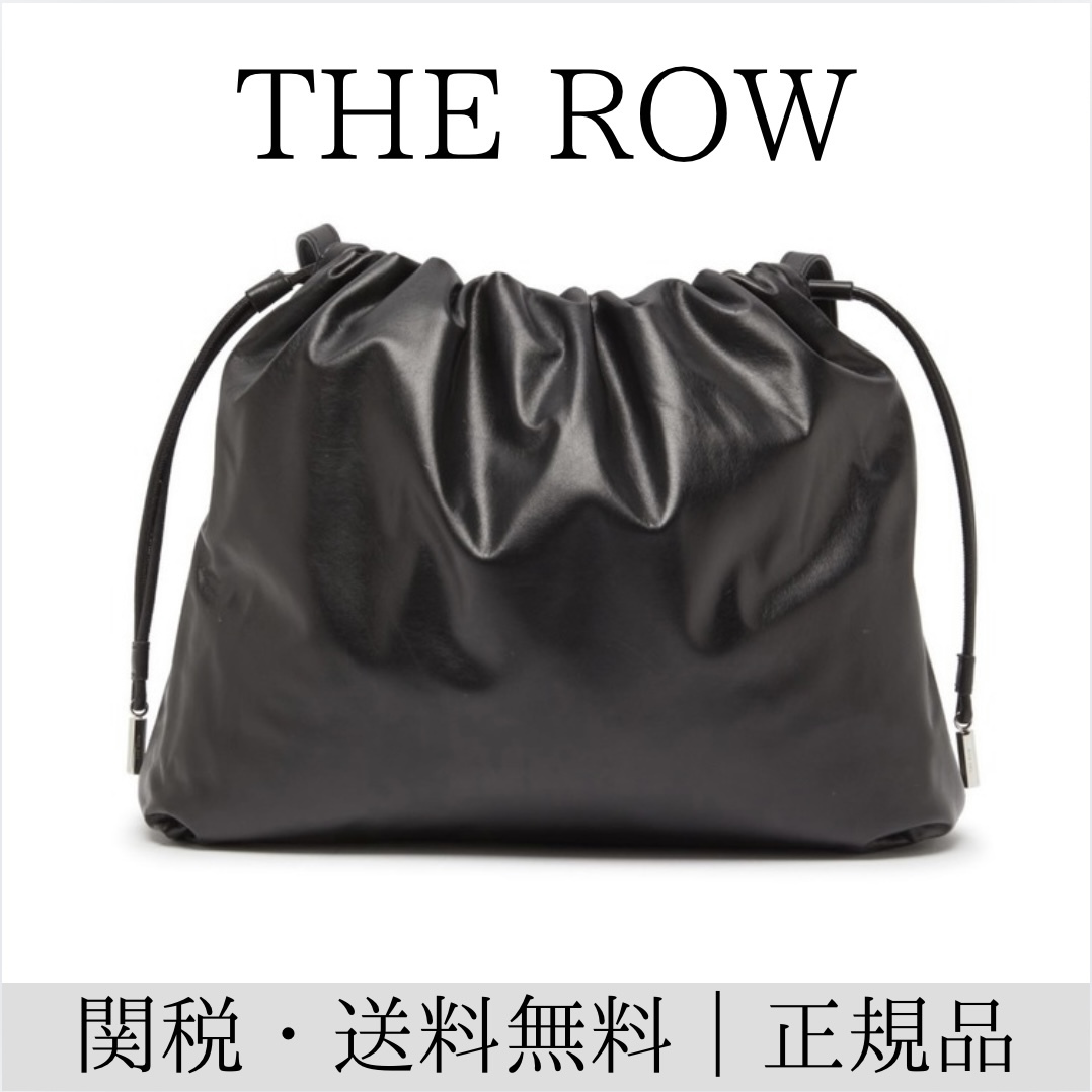 【THE ROW】Angy レザーホーボーバッグ ブラック 関税込 正規品
