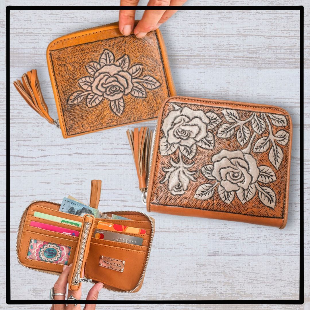 【MAHIYA】Posy Purse/レザーパース/カード&コイン/ジップ