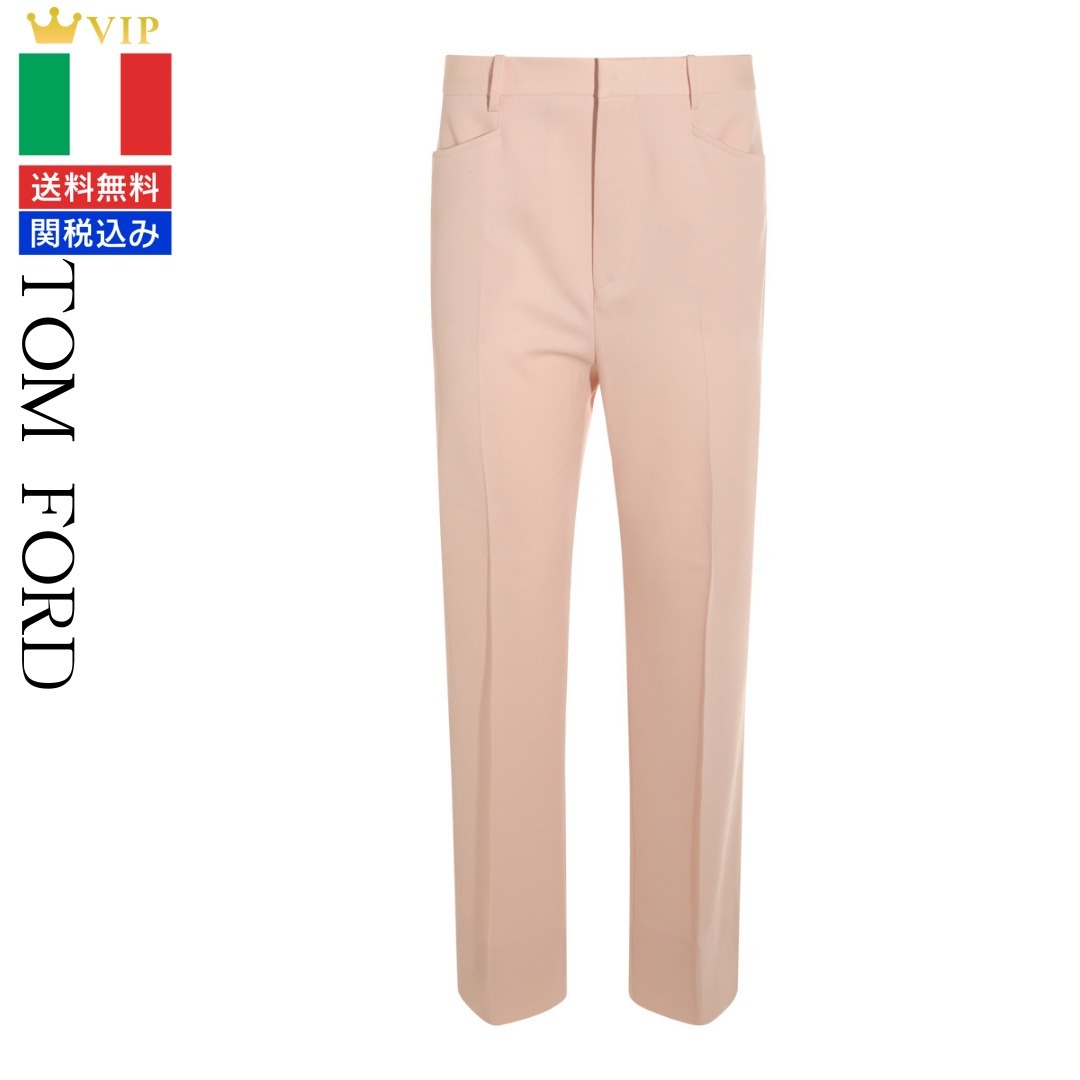 VIP【関税送料無料】希少 TOM FORD LIGHT BEIGE WOOL PANTS
