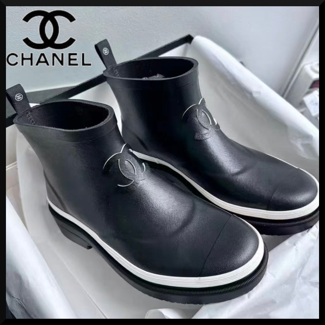 【雨の日もオシャレで快適】CHANEL レインブーツ