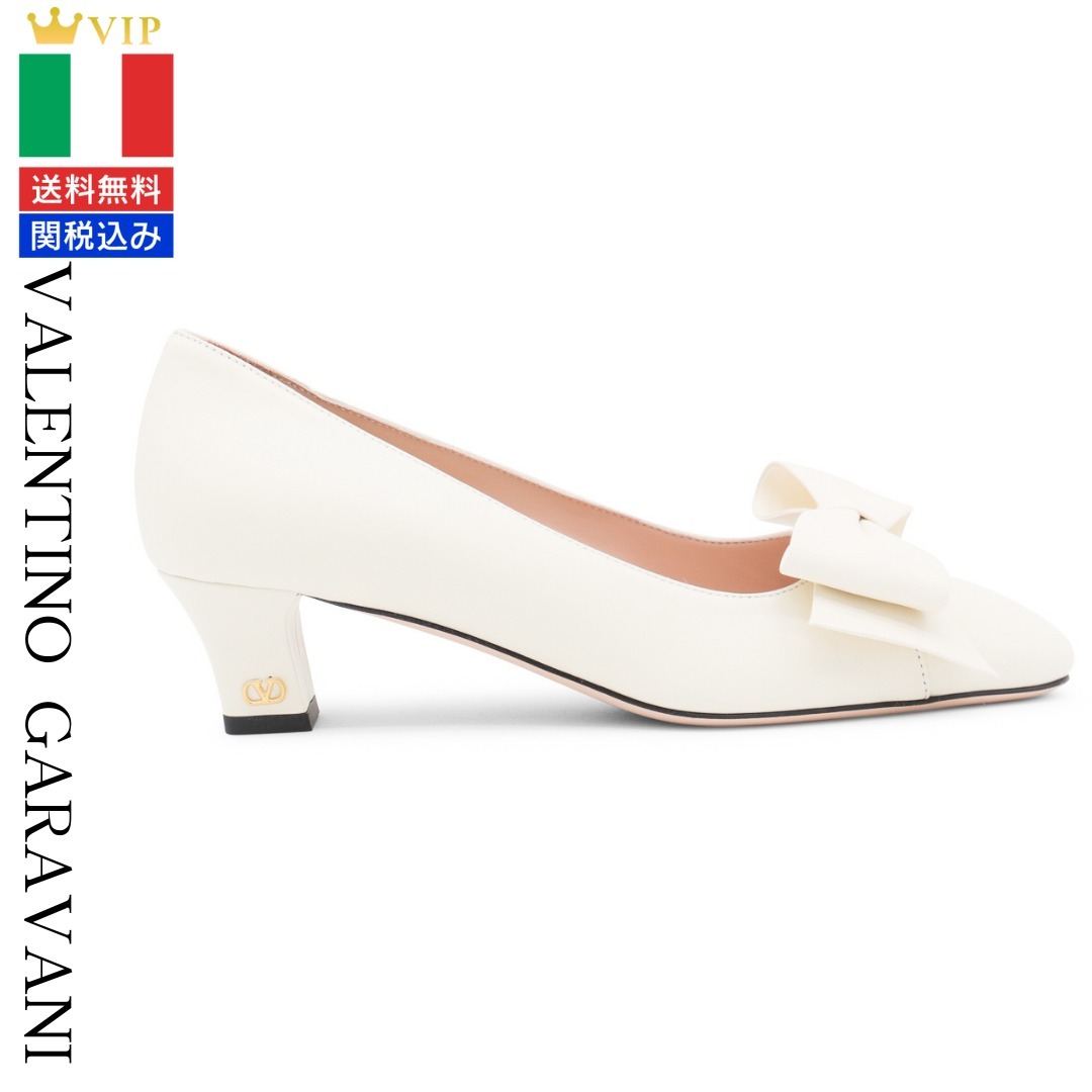 VIP【関税送料無料】希少 VALENTINO GARAVANI LEATHER PUMPS