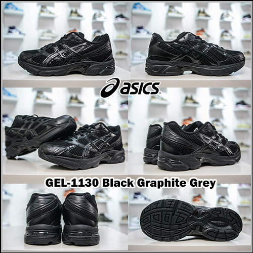★【Asics】 Gel-1130 Black Graphite Grey★男女兼用★