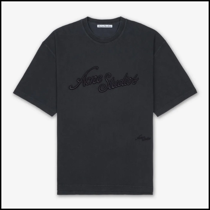 ■Acne Studios■アクネストゥディオス 半袖Tシャツ BLACK