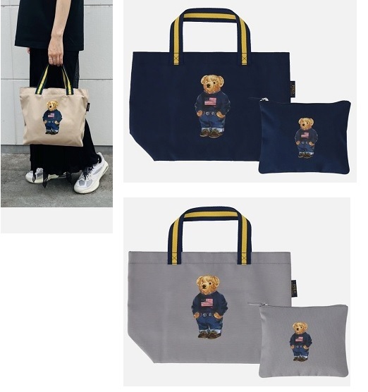 POLO RALPH LAUREN ベア 折りたたみバッグM