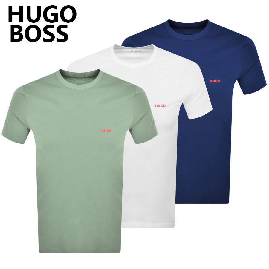 【HUGO】 トリプルパック クルーネックTシャツ