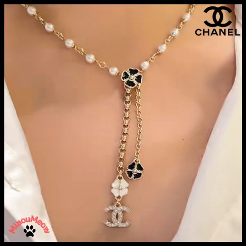 【幸運のクローバーモチーフ♪】CHANEL★ペンダント ネックレス