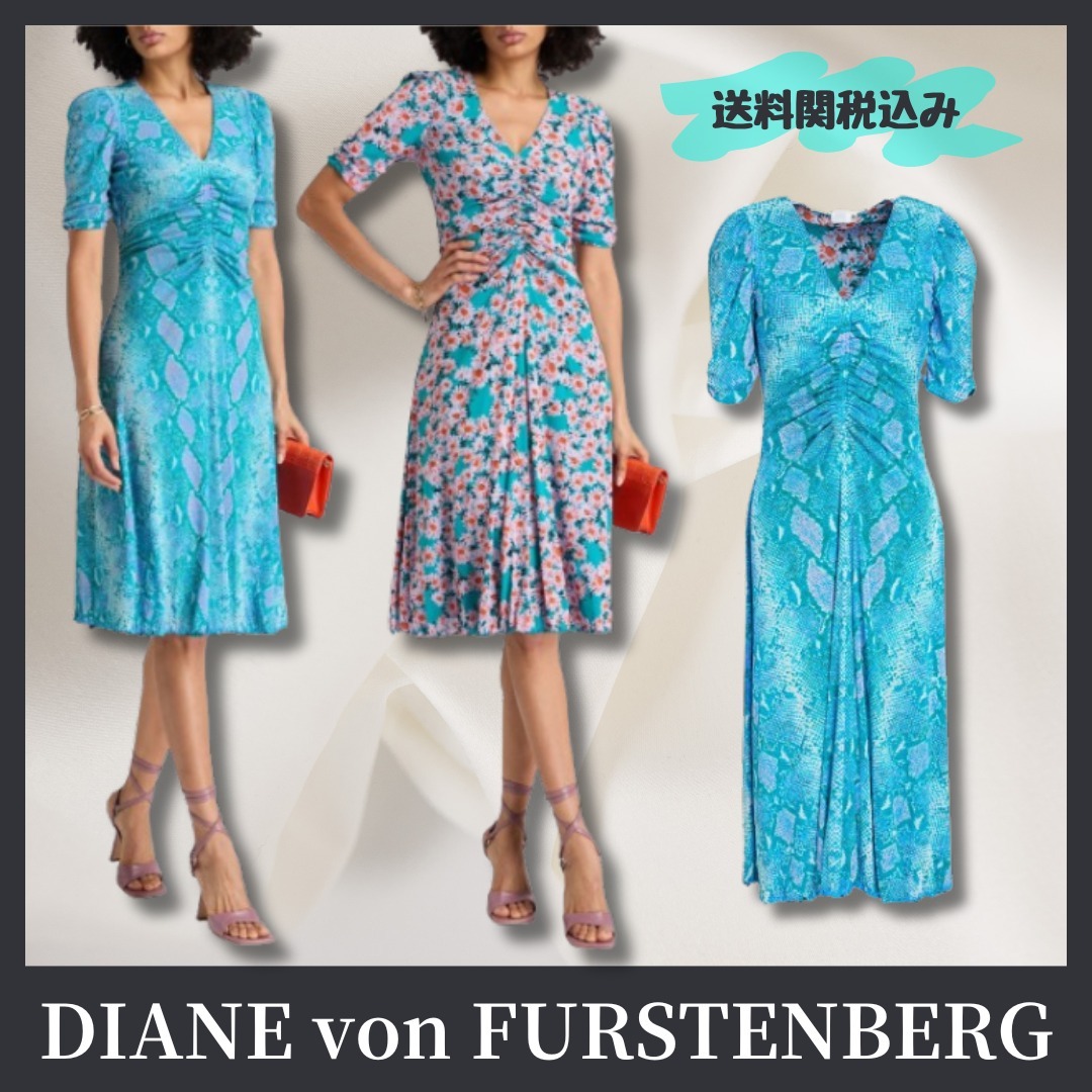 送料関税込【DIANE von FURSTENBERG】リバーシブル ワンピース