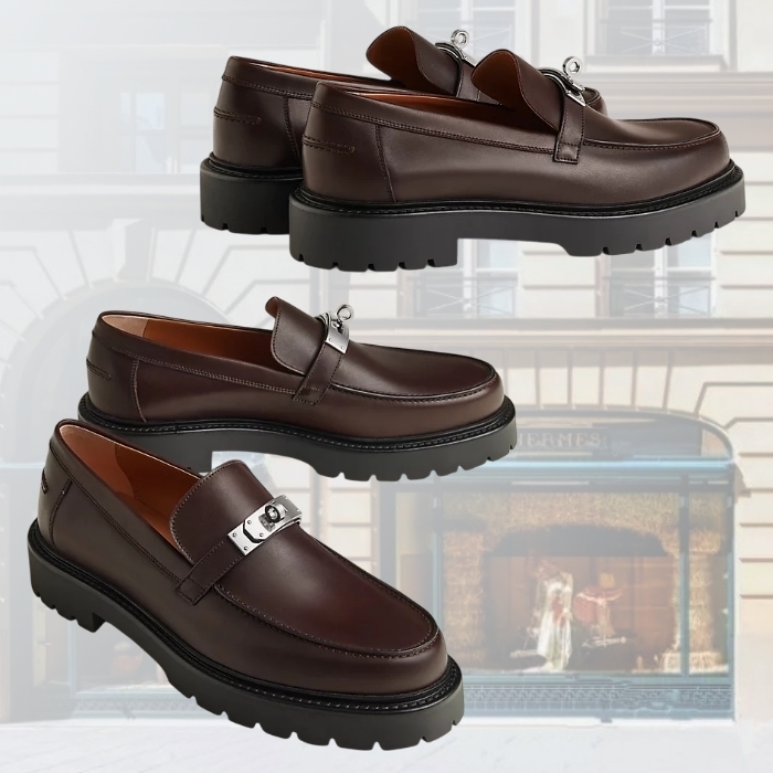 HERMES エルメス モカシン・イコン