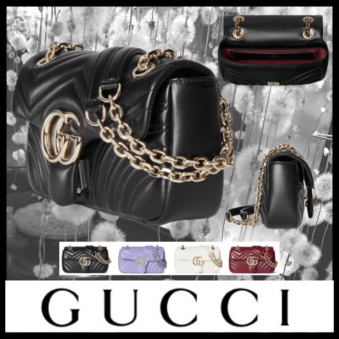 2025新作◆GUCCI◆〔GGマーモント〕スモール ショルダーバッグ