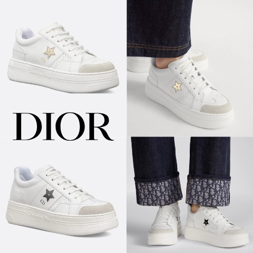 【シンプル×存在感♪】Dior☆Star プラットフォームスニーカー