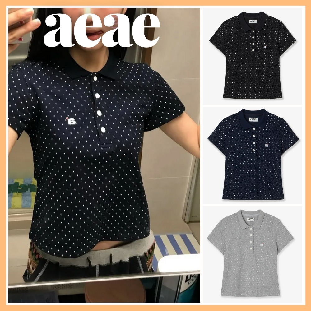 ★AEAE★韓国大人気★ DOT PK T-SHIRTS ★追跡可★早期完売★