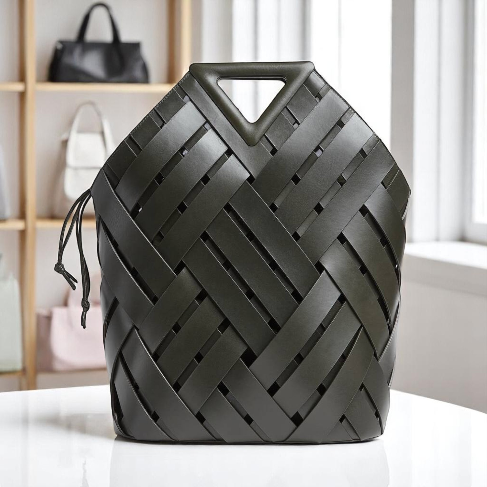 直営店☆BOTTEGA VENETA☆ POINT Large バスケット トートバッグ