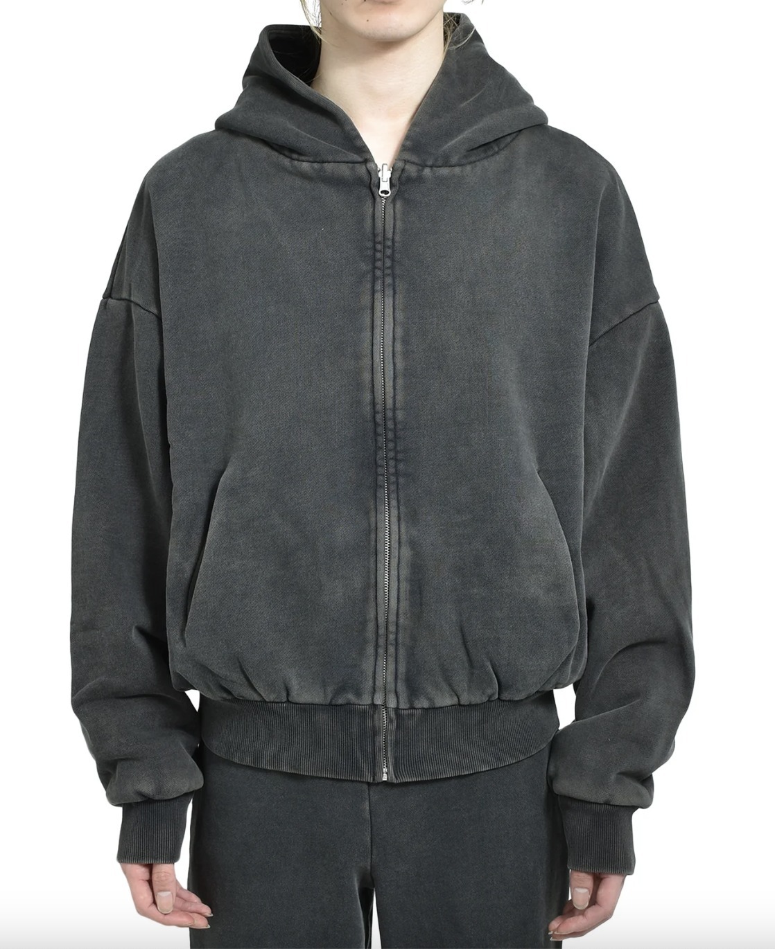 entire studios THERMAL HOOD / WASHED BLK    要在庫確認
