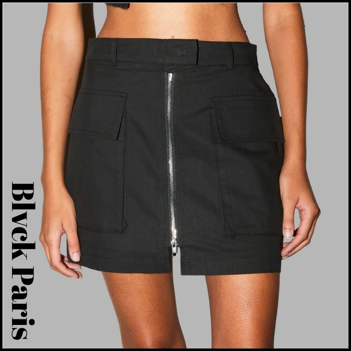 【Blvck Paris】★スカート★ Blvck Zipped Skirt