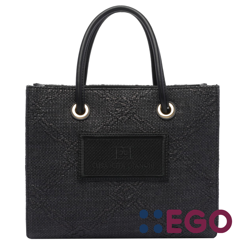 トートバッグ SMALL TOTE RAFIA JACQUARD