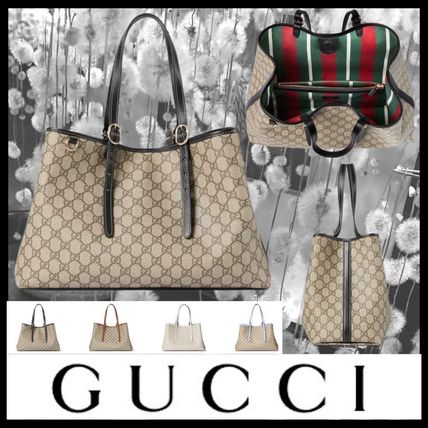 2025新作◆GUCCI◆〔GGエンブレム〕ラージ トートバッグ 2025新作◇GUCCI◇〔GGエンブレム〕ラージ トートバッグ (GUCCI