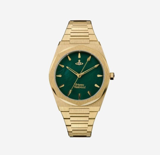 アナログ腕時計 Vivienne Westwood Limehouse Gold Green