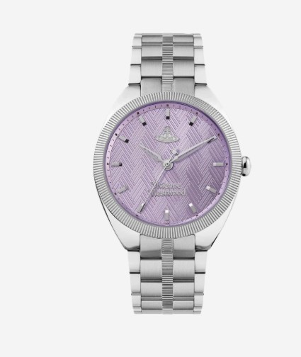 アナログ腕時計 Vivienne Westwood The Mews Silver Purple