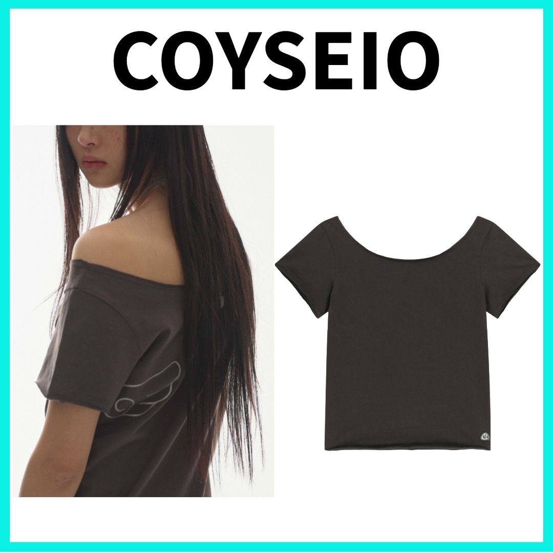 早期完売★COYSEIO★03 WING T-SHIRT 人気TシャツCharcoal/追跡O
