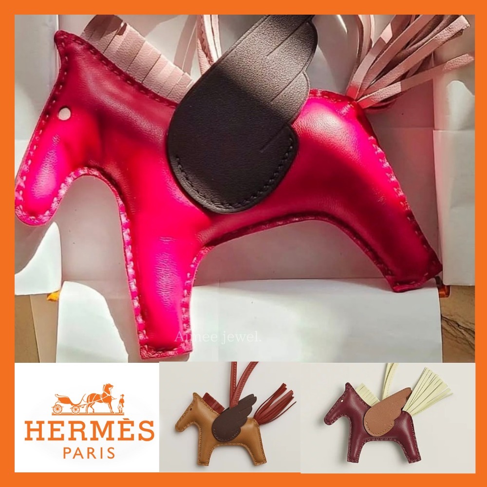大人気★【HERMES】エルメス バッグチャーム ロデオ PM ペガス