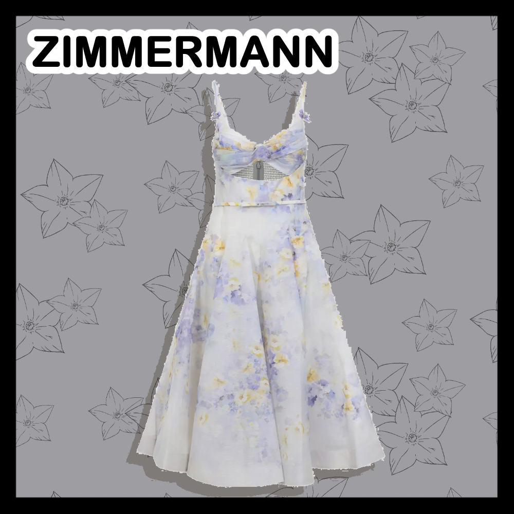 【ZIMMERMANN】クラッシュ ツイストフロント ドレス ZIMMERMANN