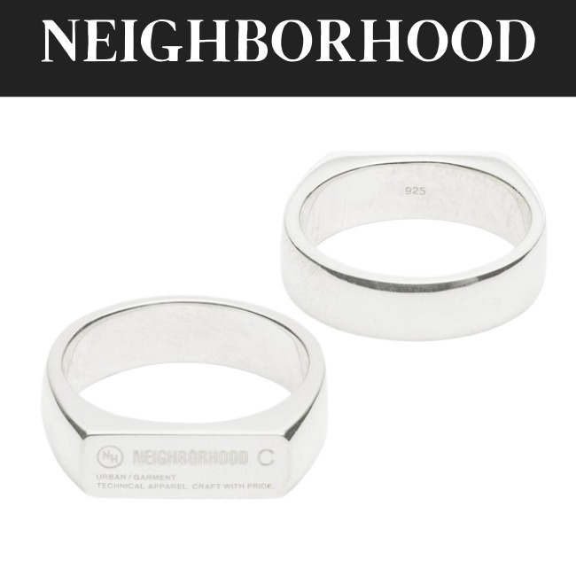 関税込☆【Neighborhood】Silver Signet Ring
