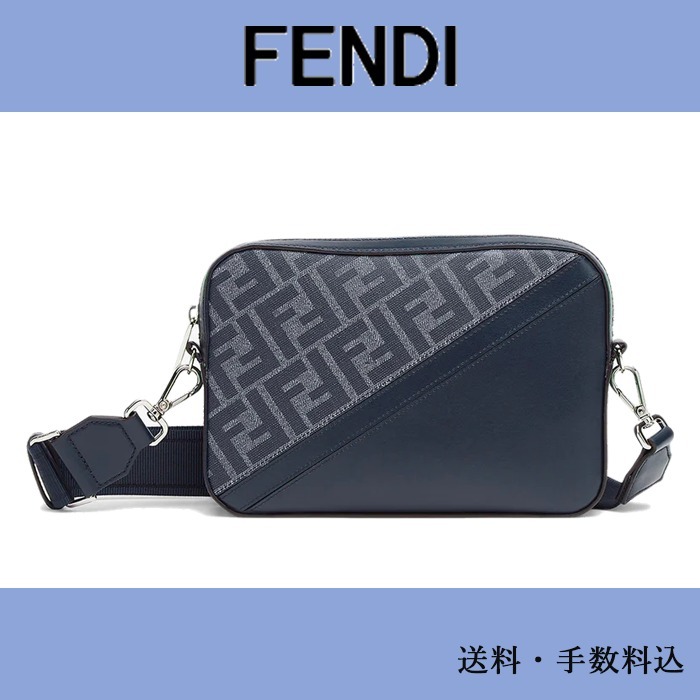 人気【FENDI】ダイアゴナル カメラバッグ