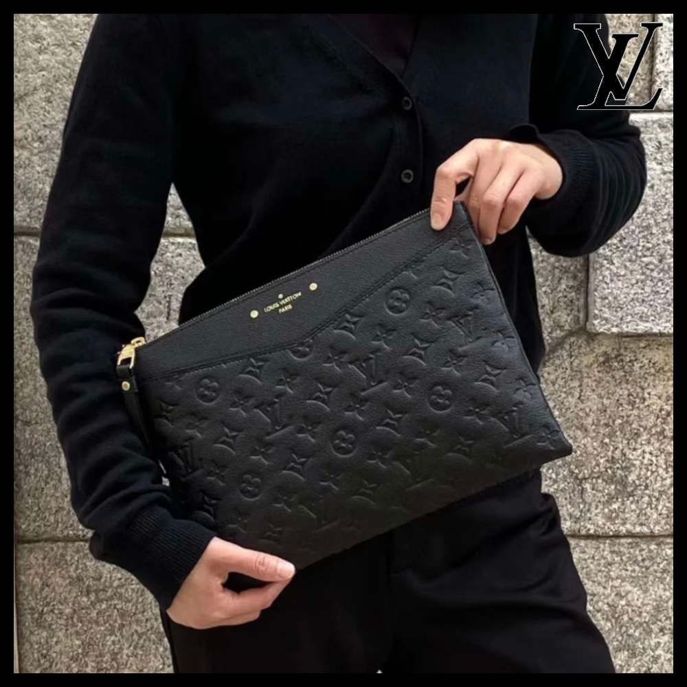 【お洒落なモノグラムパターン】Louis Vuitton★デイリーポーチ