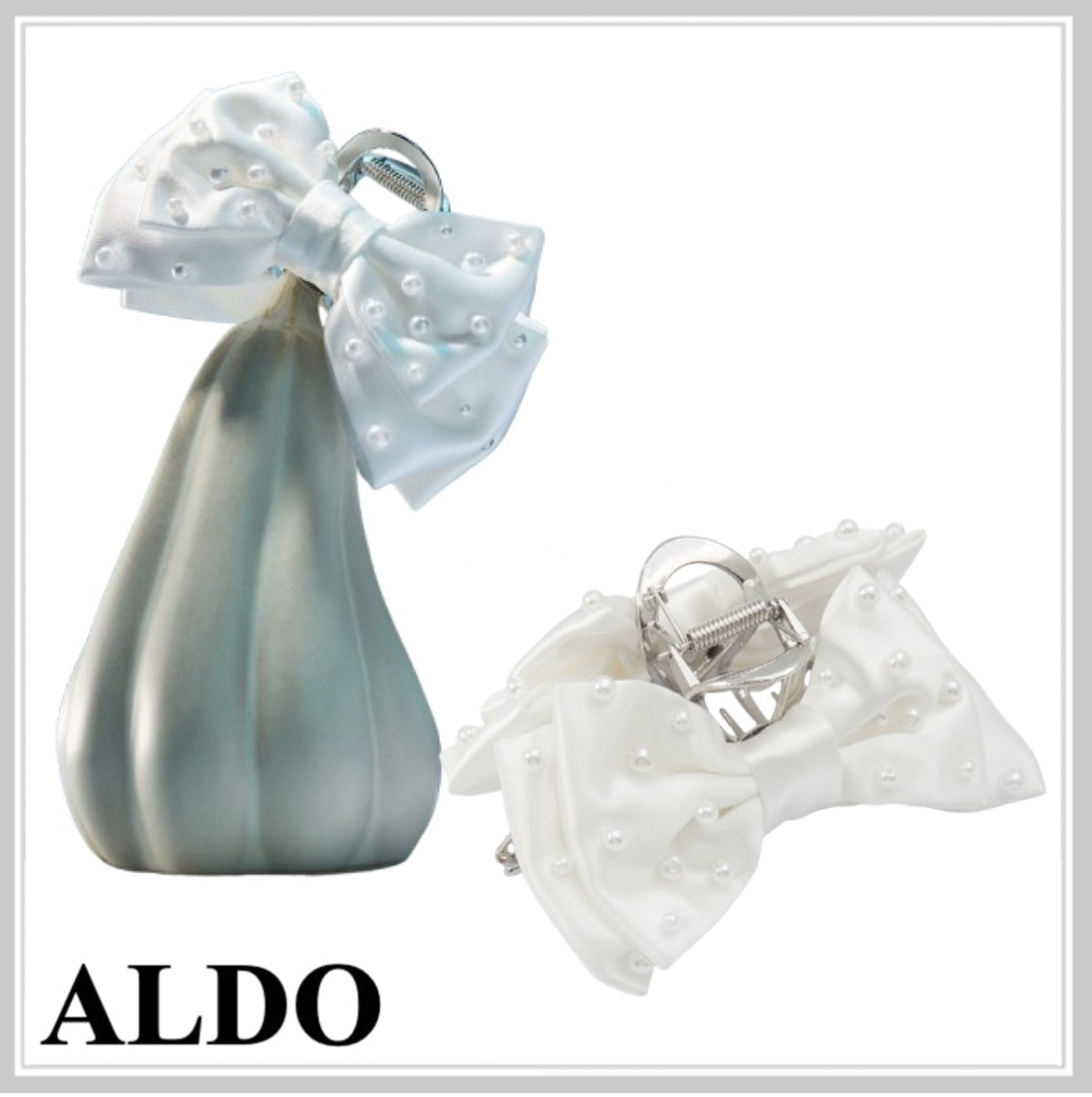 【ALDO Disney】パール風ビジュー プリンセス ヘアークリップ★