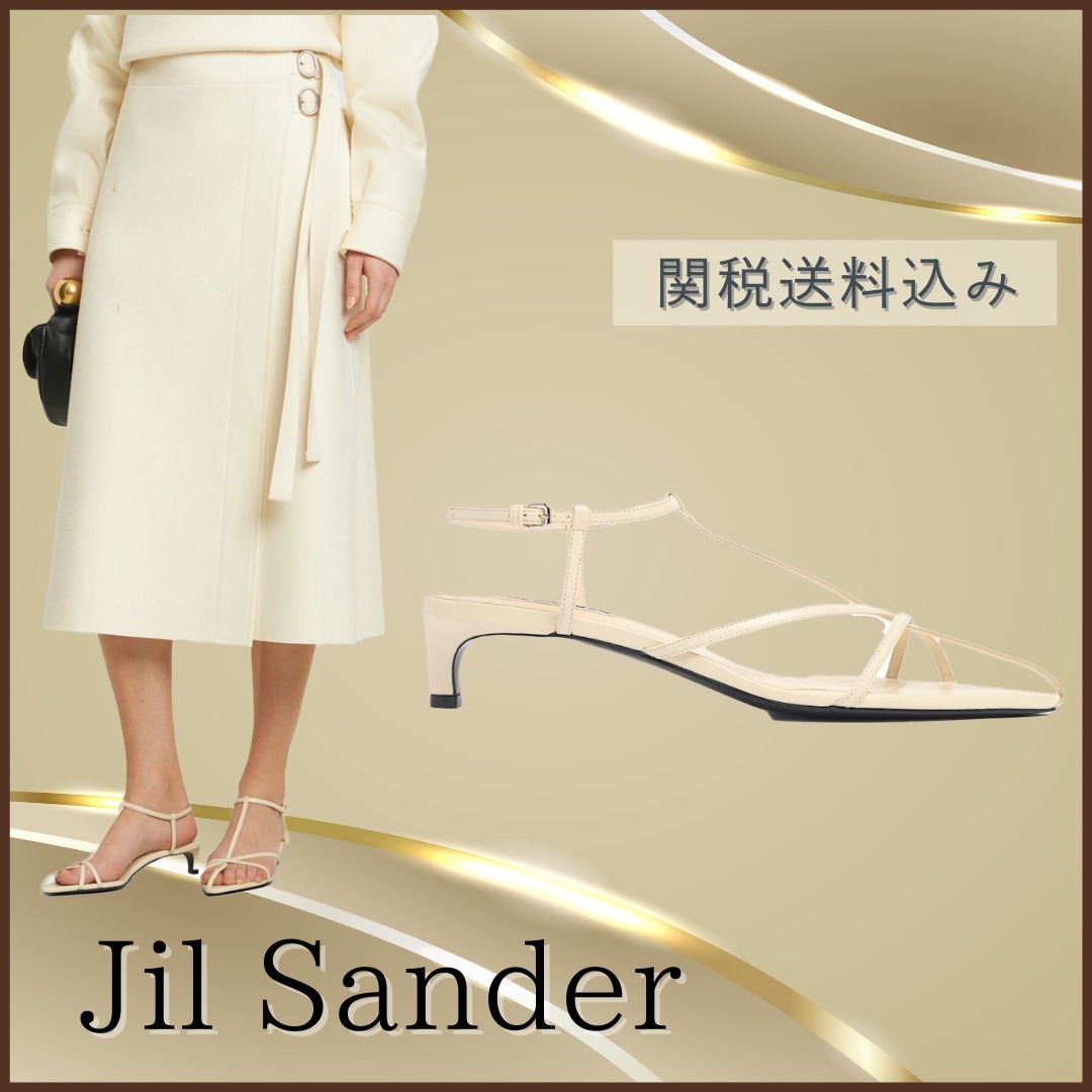 Jil Sander【関税送料込】レザーサンダル 35mm