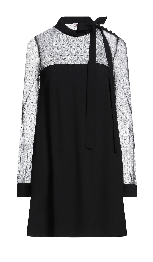 *Red Valentino* ドットチュールワンピース ドレス