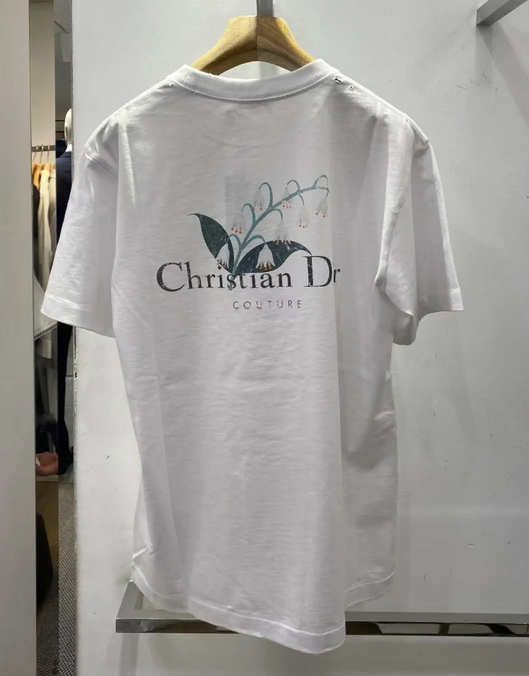 Dior《Christian Dior Couture スズラン Tシャツ》ホワイト 直営