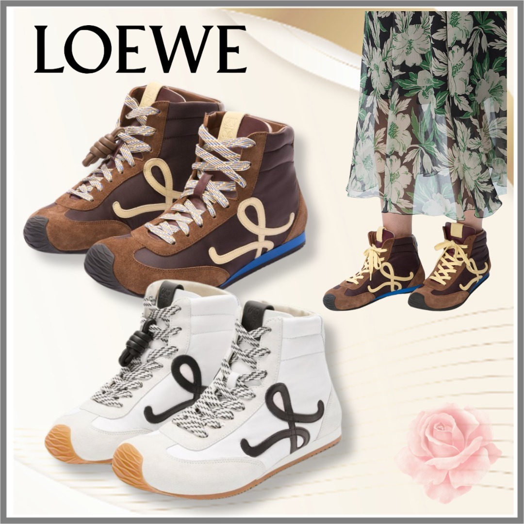 【LOEWE】バレエランナー2.0ハイトップ（ナイロンカーフスキン）