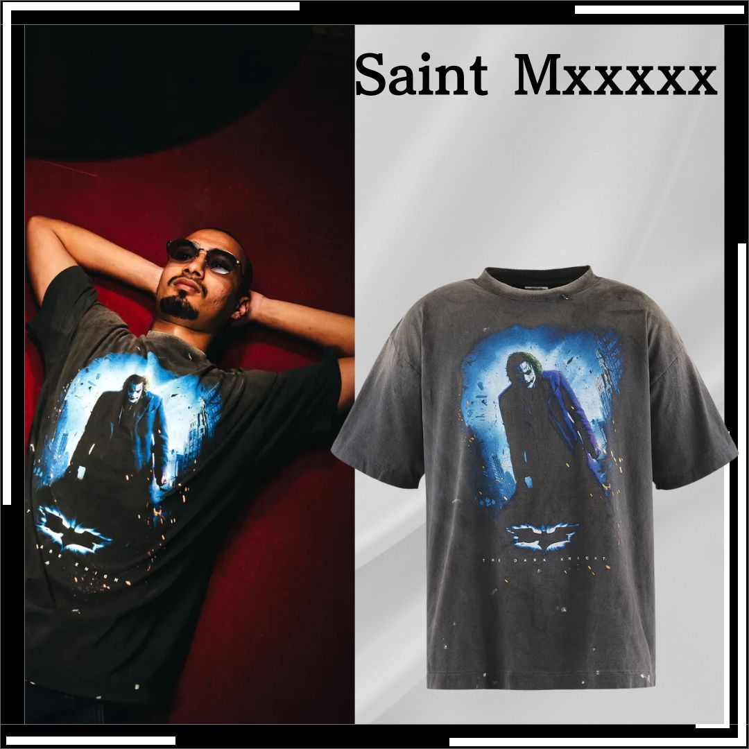 すぐ届く SAINT Mxxxxxx × THE DARK KNIGHT TRILOGY Tシャツ
