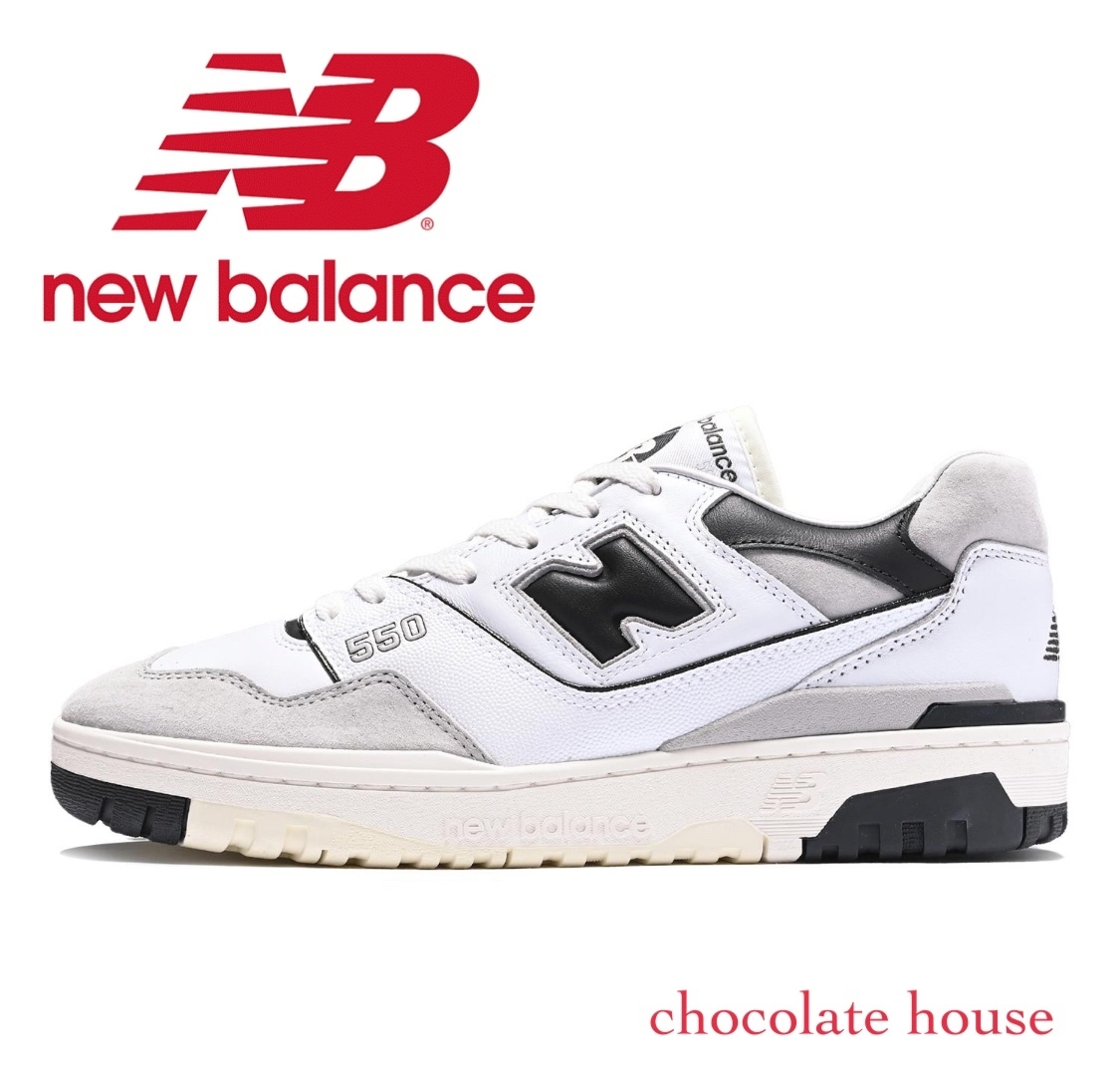 NEW BALANCE◆ニューバランス BB550 BB550GWB WHITE/BLK(GWB)