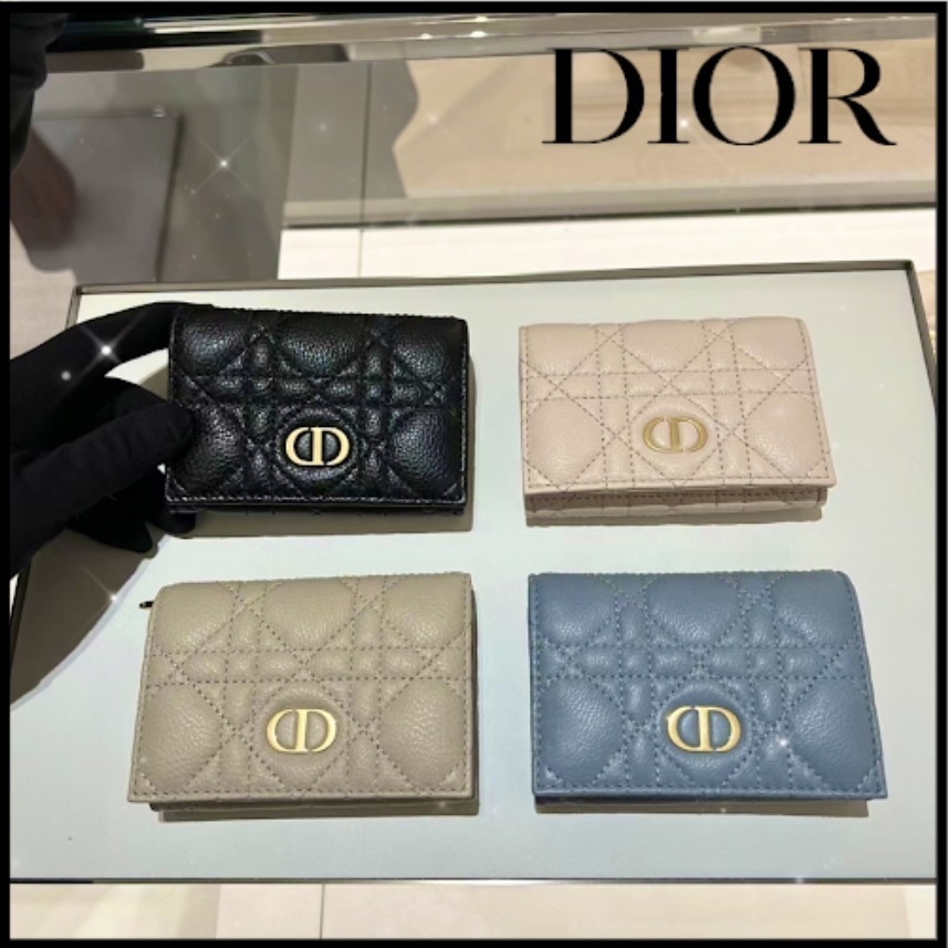 すっきりサイズ♪Dior Caro Glycine ウォレット