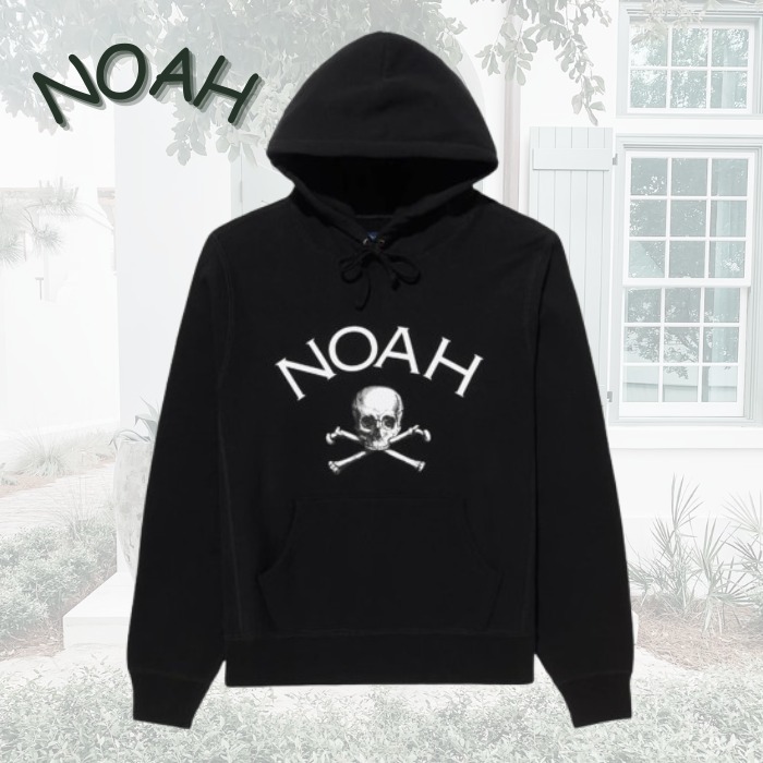 目を引くデザイン★【NOAH】Jollu Roger プリントロゴフーディー