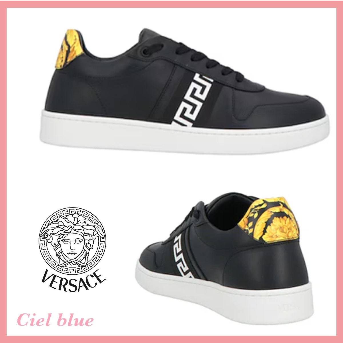 ♡関税送料込♡Versace レザー スニーカー