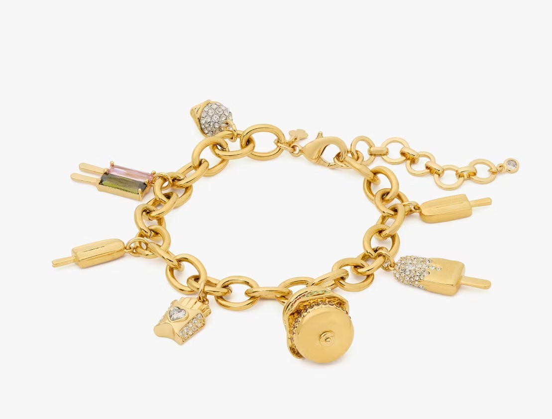 KATE SPADE ファーストフードチャームブレスレット