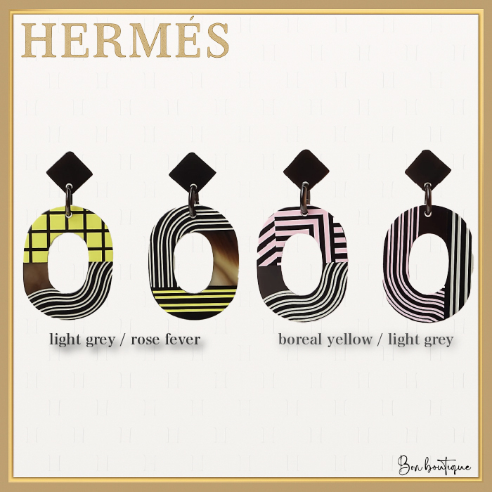 【アートな耳元を演出】HERMES イヤリング