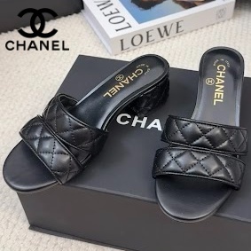 《シンプルかつエレガント》CHANEL サンダル ミュール ブラック